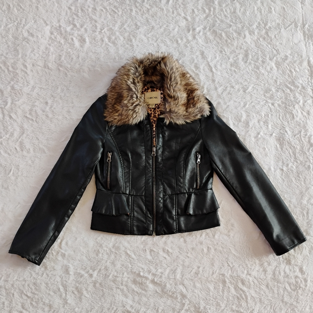 Cherokee Faux Leather Jacket